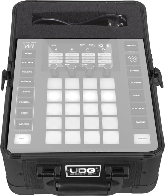 Foto: Udg ultimate pick foam flight case wolfmix w1 black u93019bl case voor controller