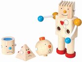 PlanToys Houten Speelgoed Build-A-Robot