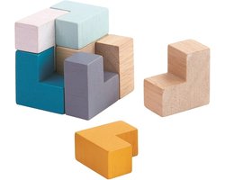 Plan Toys houten puzzelkubus 3D