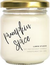 Pumpkin spice candle | Geurkaars | Soja en Kokos Kaars | Lumini Studio