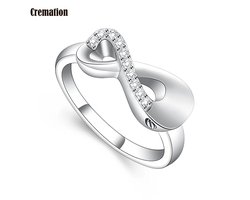 Donley - As ring - urn ring - crematie ring - gedenkring - urn - hart - dieren - ring voor as - memorial ring - ring overledene - ring voor gecremeerd as - Rouwsieraden - As hangers - As-hangers - Asring - persoonlijk gedenksieraden