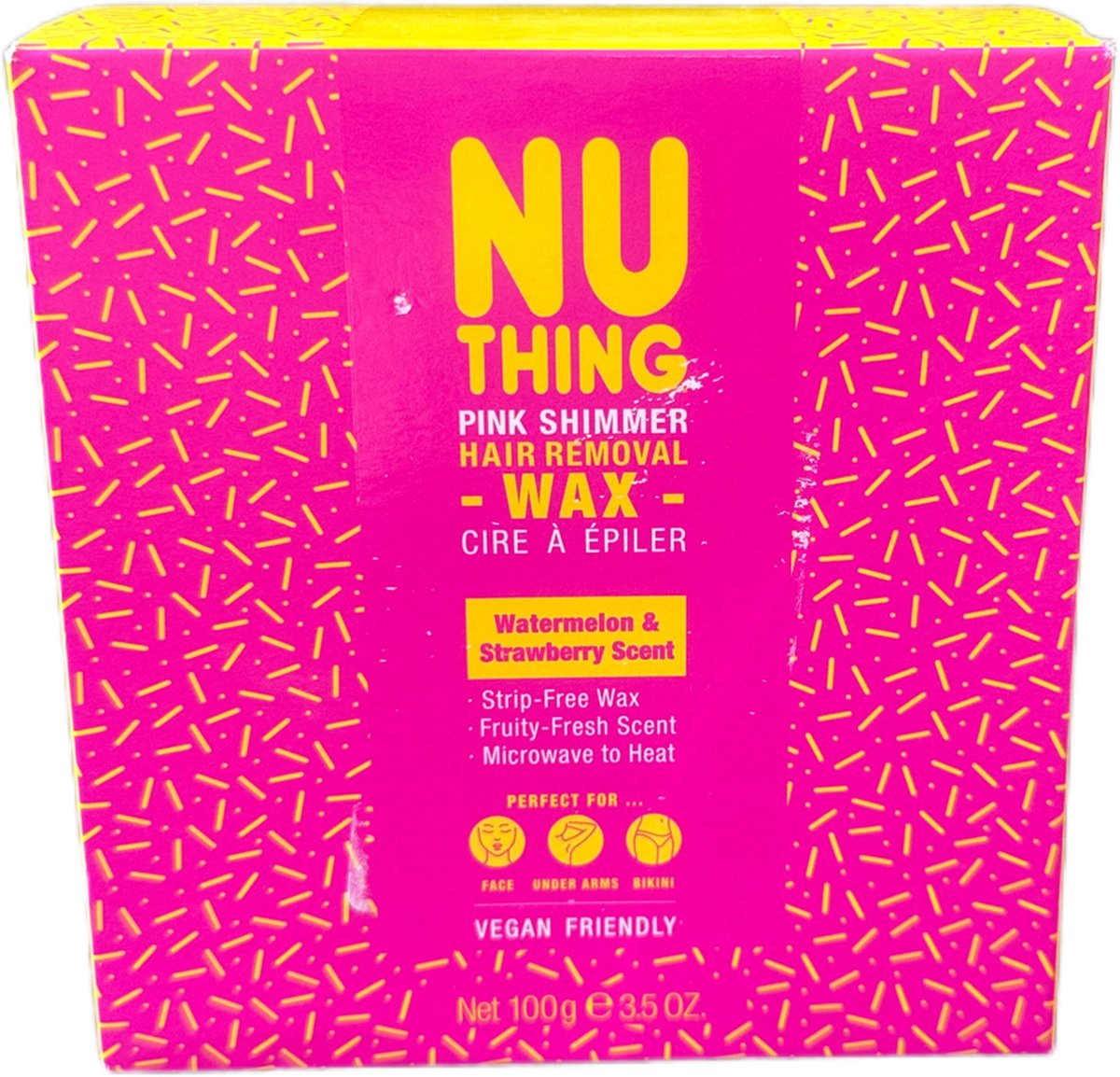 Nuthing wax Hair Removal Watermelon & Strawberry Scent