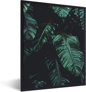 Fotolijst incl. Poster - Jungle - Palmboom - Bladeren - Tropisch - 30x40 cm - Posterlijst