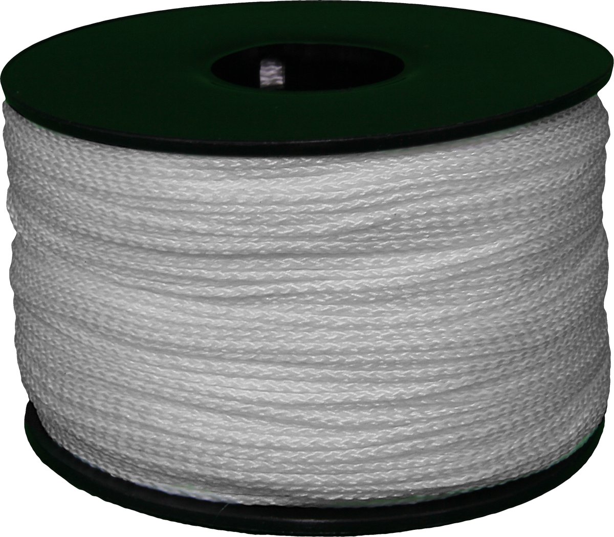 Gevlochten Koord – 100 meter – 1,5mm - Wit – Touw - Haspel