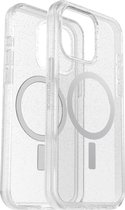 Otterbox - Symmetry Clear Mag geschikt voor iPhone 15 Pro Max Hoesje - transparant/glitter