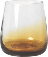 Broste Copenhagen Amber Tumbler glas S set van 4 glazen - 35 CL - in geschenkverpakking