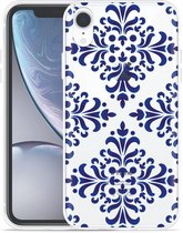 Geschikt voor Apple iPhone Xr Hoesje Delfts Blauw - Designed by Cazy