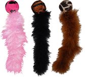 Kong Wild Tails - Kattenspeelgoed - Assorti - 23 cm