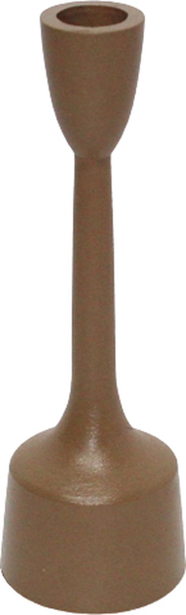 Branded by Kandelaar - Branded by - kandelaar Ditte camel - 19 cm hoog