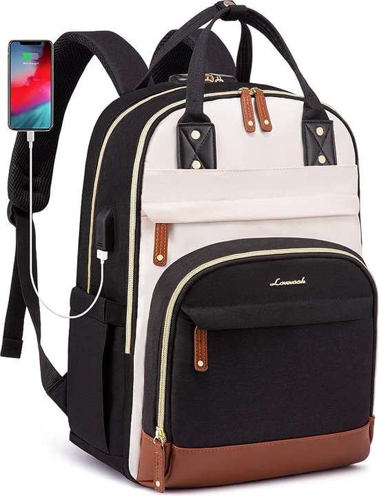 Sac à dos pour ordinateur portable pour femmes, sac à dos d'école