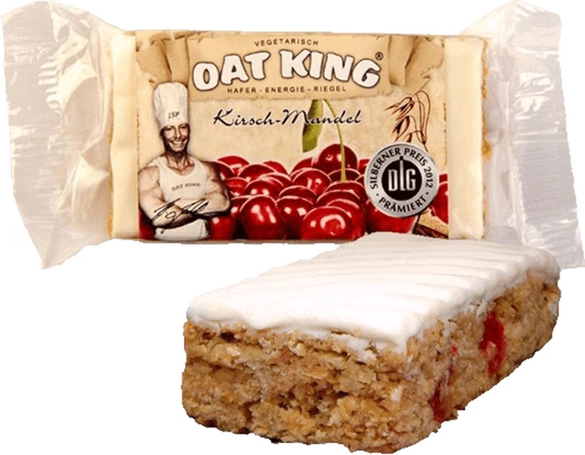 LSP Oat King Energy Bar (10x90g) Cherry Almond - Repen - Energie repen