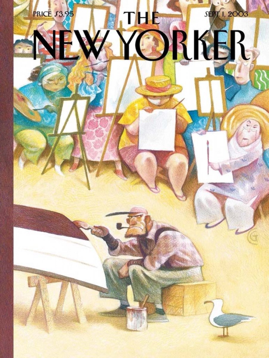 New York Puzzle Company - New Yorker Summer Painting - 1000 stukjes puzzel