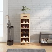The Living Store Schoenenkast - Elegant - Opbergen - 30 x 35 x 105 cm - Sonoma eiken