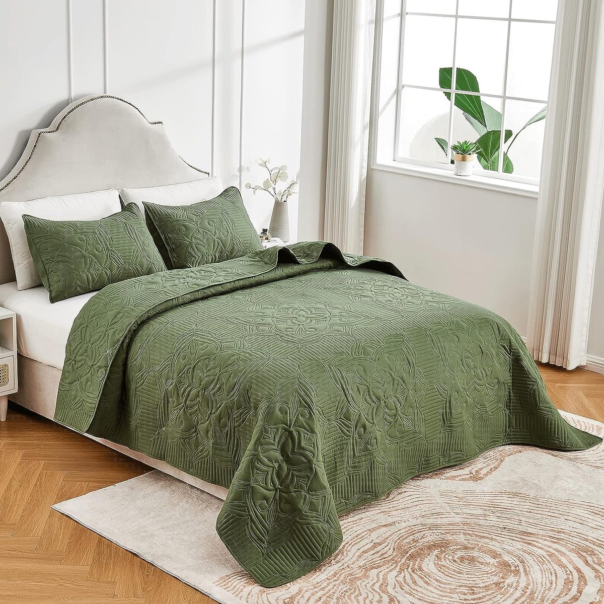 Antiguamente Sixtina Rosa Parma, 240 X 260 Cm, Efecto De Piel De