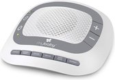 SHOP YOLO - white noise machine voor baby's, kinderen , volwassenen - Slaaptrainer - 6 rustgevende geluiden - Wit