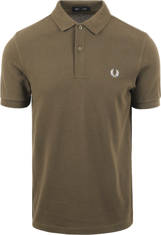 Fred Perry - Polo M6000 Donkergroen - Slim-fit - Heren Poloshirt Maat L