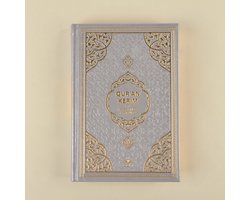 Omslag van De Glorieuze Qur'an - Zwart Nederlandse vertaling Koran boek - Luxe Koran met QR Code - Ramadan Mubarak Eid Gift Islamitisch met QR Code - Een ideaal islamitisch geschenk (25x17 cm)