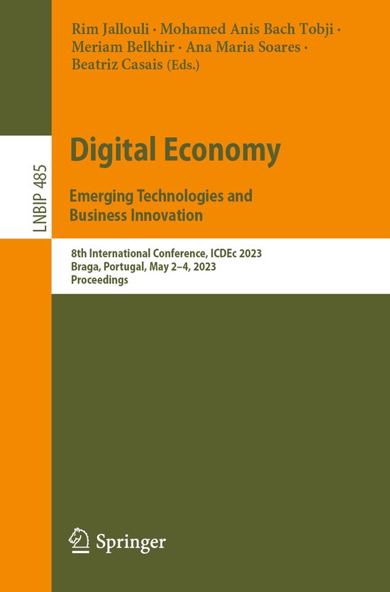 Lecture Notes in Business Information Processing485- Digital ... - cover