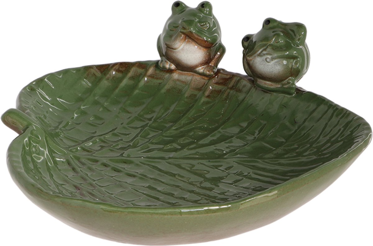 Esschert Design Vogelbad - Keramiek Kikkers