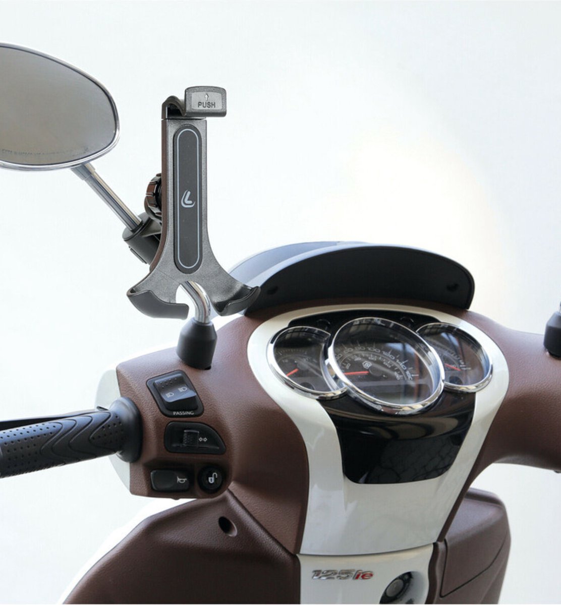 Lampa Telefoonhouder voor Scooter - Geschikt voor Motor - Fatbike - Vespa - Piaggio - La Souris – foto 6