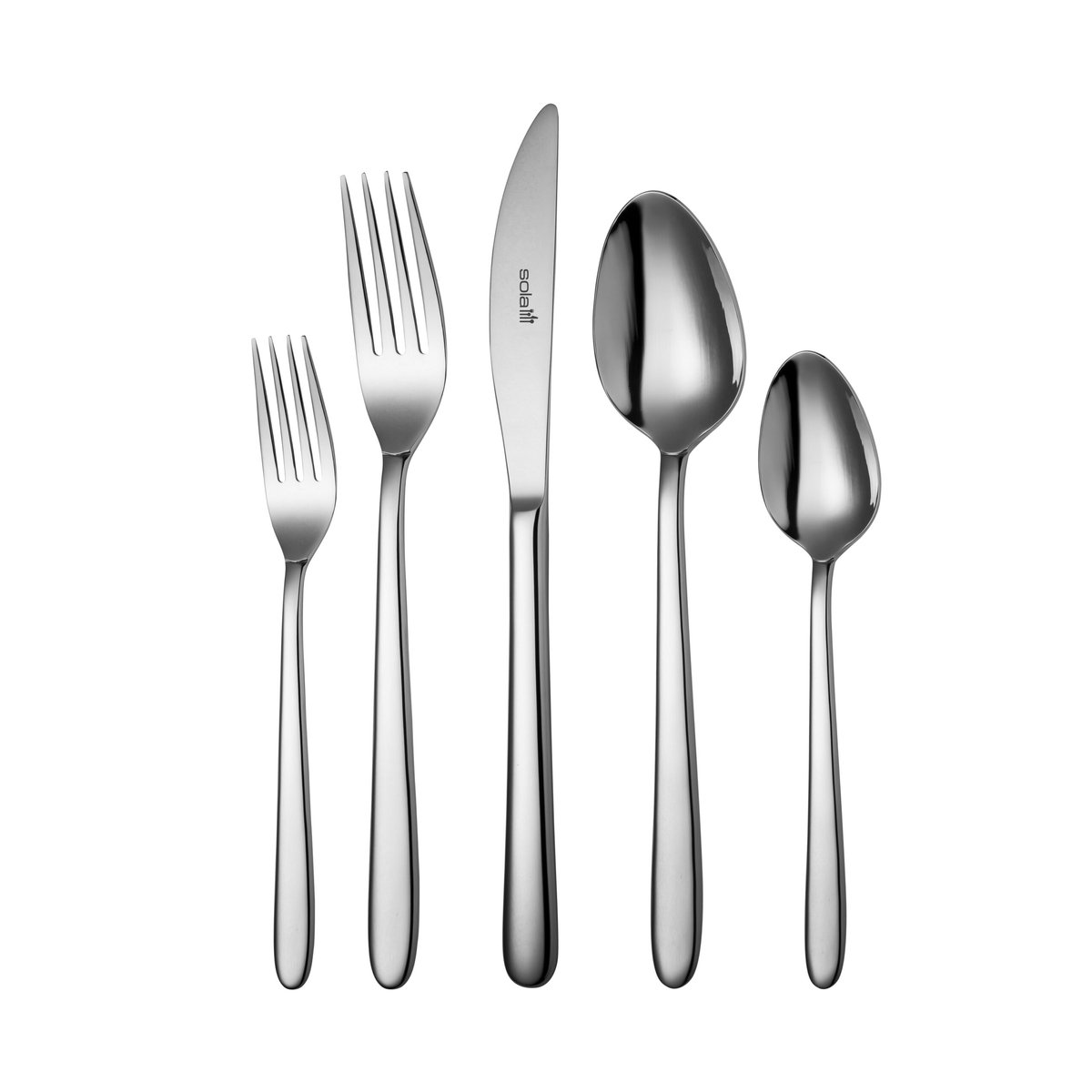 Sola - Bestekset - Privilege - Modern - 6 persoons - 50 delig - Zilverwit Edelstaal 18/10 - RVS