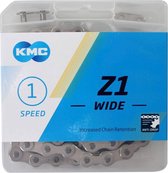 KMC ketting single speed Z1 1/8 112 links silver