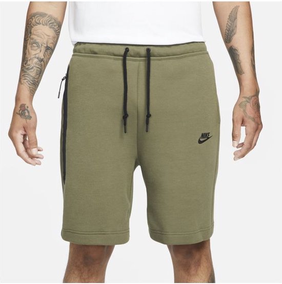 Nike Tech Fleece Shorts - Groen - Maat L - Heren