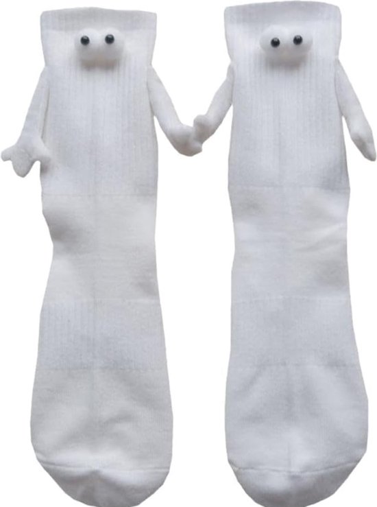 Sokken met Ogen en Handjes met magneten - Grappige verliefde sokken voor kinderen/dames- maat 35-43