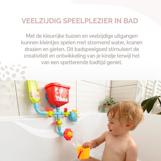Sophie de giraf Pipes Folies - Badspeelgoed - Badspeeltjes - Kinderspeelgoed - Vanaf 10 maanden - Zuignap-bevestiging