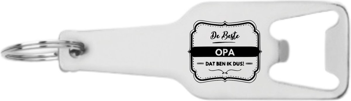 Akyol - de beste opa dat ben ik dus flesopener - Opa - familie - cadeau - 105 x 25mm