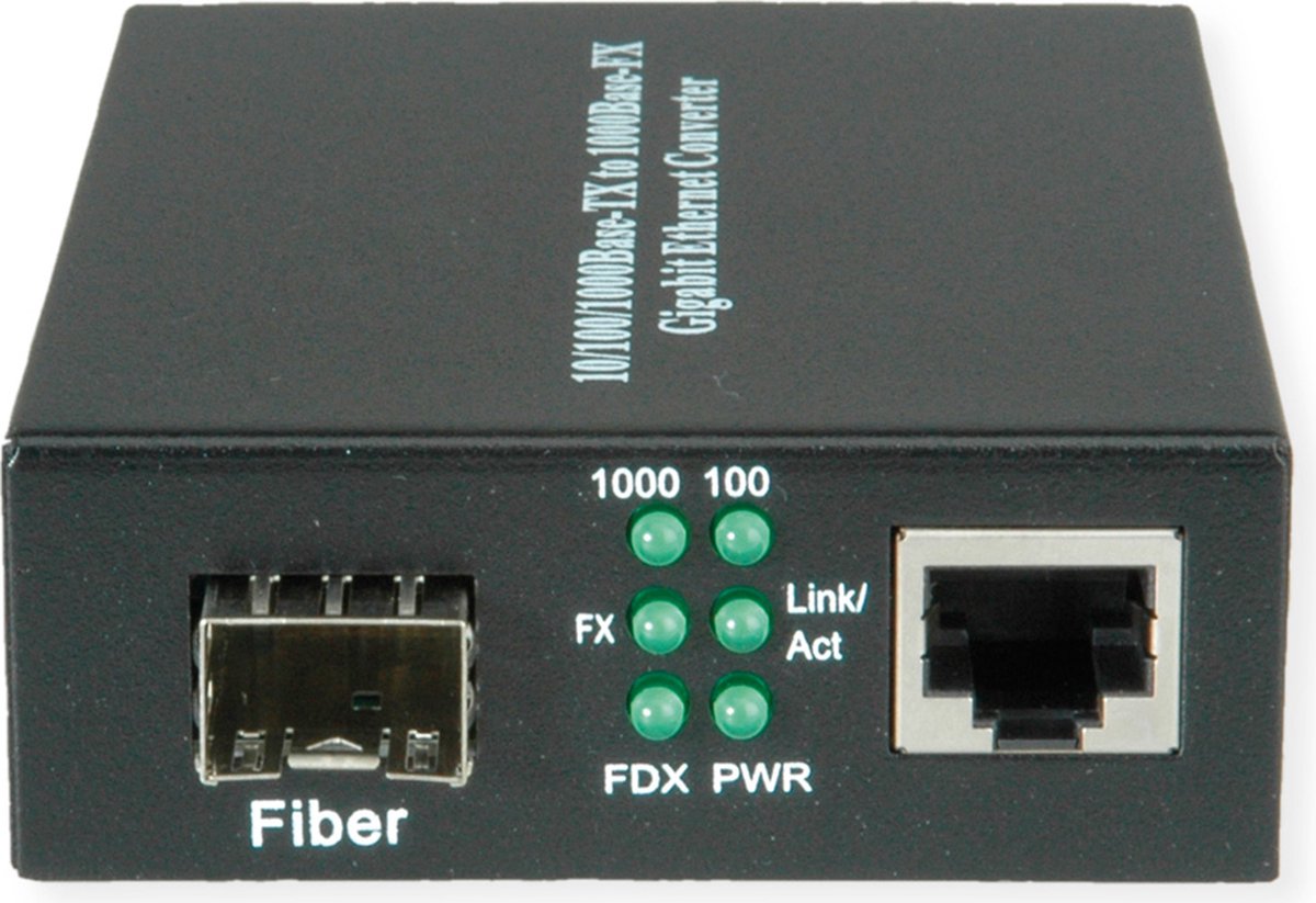VALUE Gigabit Ethernet Converter, RJ-45 - SFP