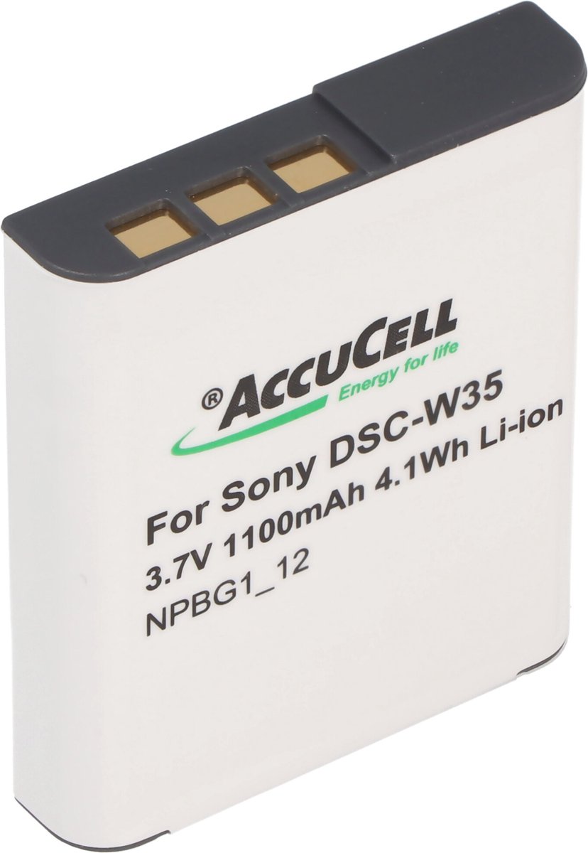 AccuCell-batterij geschikt voor Sony DSC-T20