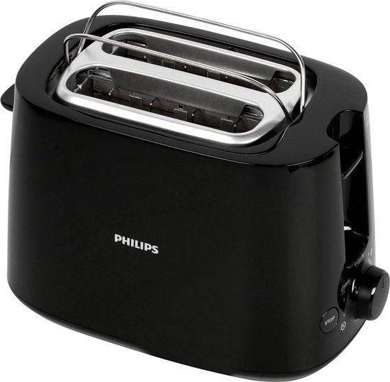 Philips Daily Collection Grille-pain, 8 réglages, access. réchauffe-viennoiseries intégré