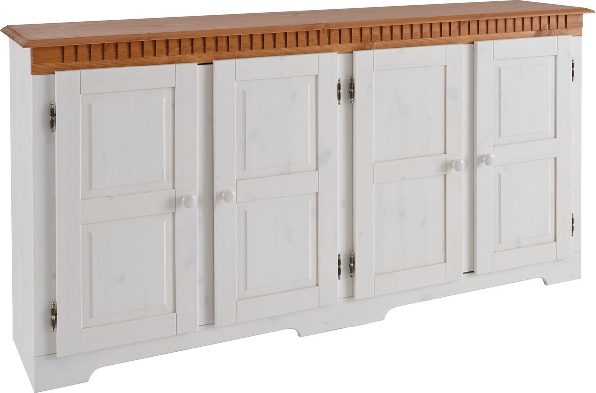 Notio Living Lisa-Dressoir Dennen/MDF Wit