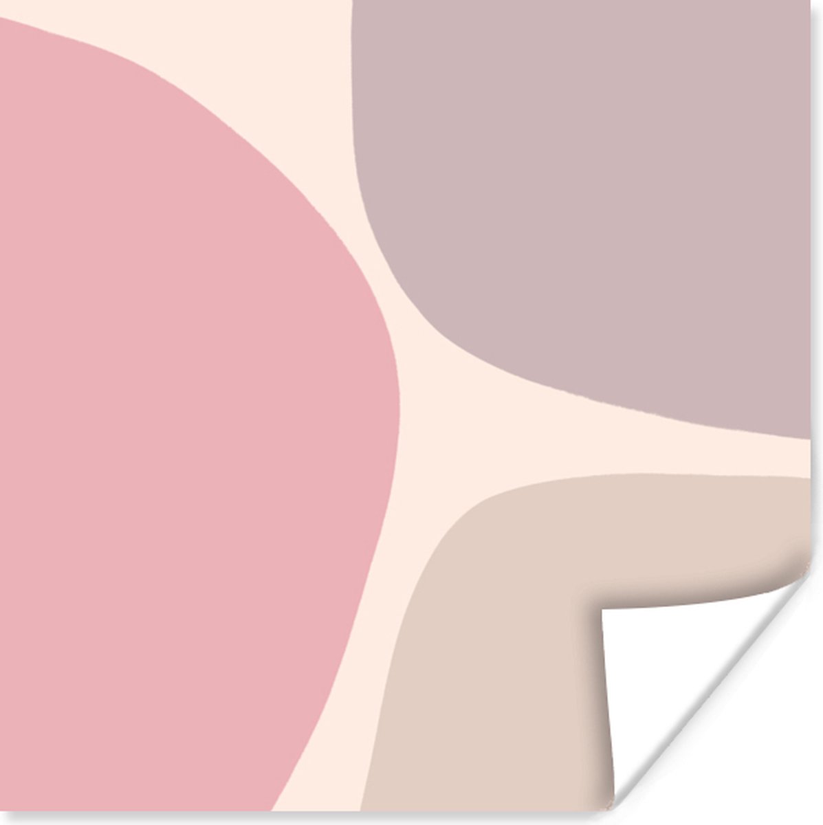 Poster Design - Pastel - Minimalisme - 30x30 cm