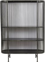 Light & Living Yinthe Open Wandkast - Zwart - 119x40x161 cm