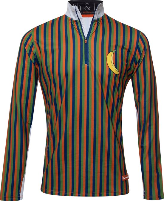 Gareth & Lucas ÉDITION LIMITÉE Ski Pully The Forty-One - Homme XXL - 100% Polyester recyclé - Chemise de sport intermédiaire - Sports d'hiver