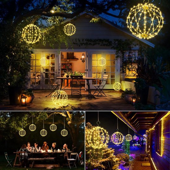 Éclairage d'Ambiance Lampe Boule Lumineuse LED de décor de jardin