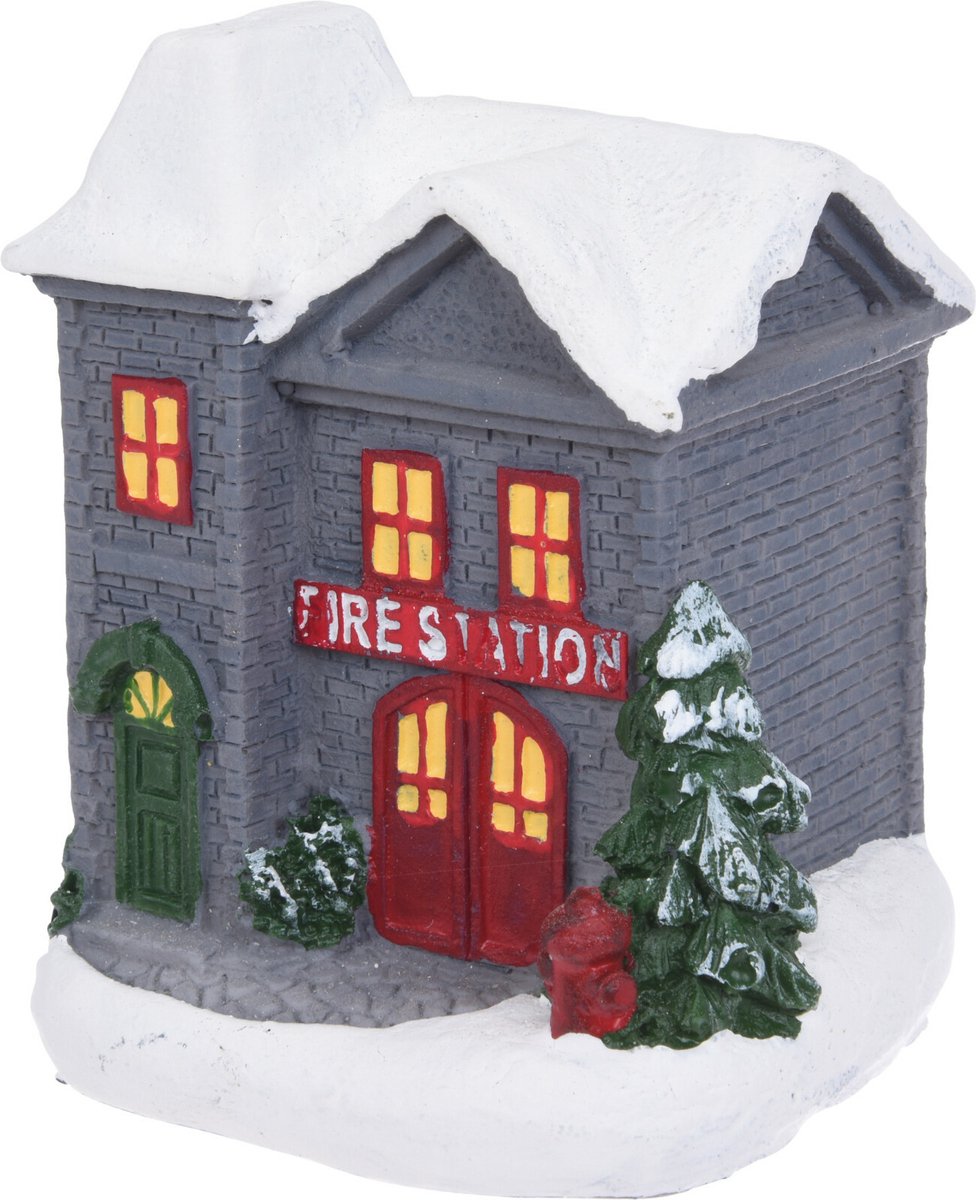 Christmas Decoration - Kerstdorp Accessoires - figuurtjes/huisjes - 14 stuks – foto 8