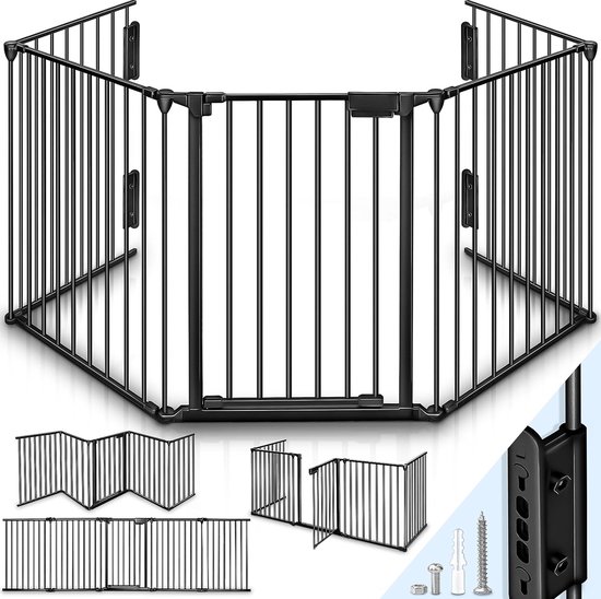Barriere de securite enfant 310cm 5 panneaux