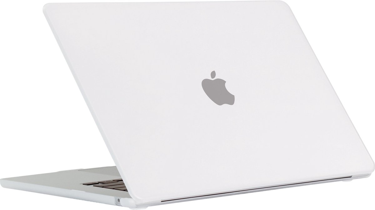 Mobigear Laptophoes geschikt voor Apple MacBook Air 15 Inch (2023-2025) Hoes Hardshell Laptopcover MacBook Case | Mobigear Matte | Doorzichtig Hoesje MacBook Air 15 Inch (2023-2025) - Transparant - Model A2941 / A3114 / A3241