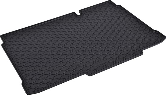 Foto: Rubber kofferbakmat geschikt voor opel corsa d vanaf 2007 en opel corsa e vanaf 2014 voor de modellen met lage laadvloer 