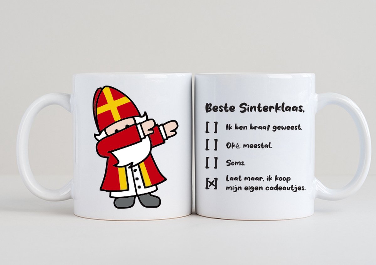 2 Mokken Sinterklaas dab + Checklist