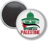 Button Met Magneet - We Stand With Palestine - NIET VOOR KLEDING