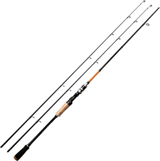 Vishengel set - Spinhengel - Werphengel met molen - Hengel - Werphengel 2,4m - Visset - Cadeau - Werpmolen - Slip voorop - Gear-ratio 5.2:1 - 100 meter Vislijn - Vis accessoires set - Visdoos van Raven hengelsport — afbeelding 3