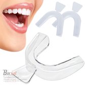 Borvat® - Tanden bitjes voor tanden bleken - vechtsporten - tandenknarsen - 2 stuks - Bitje (Mouthtray) Voor Mondgel