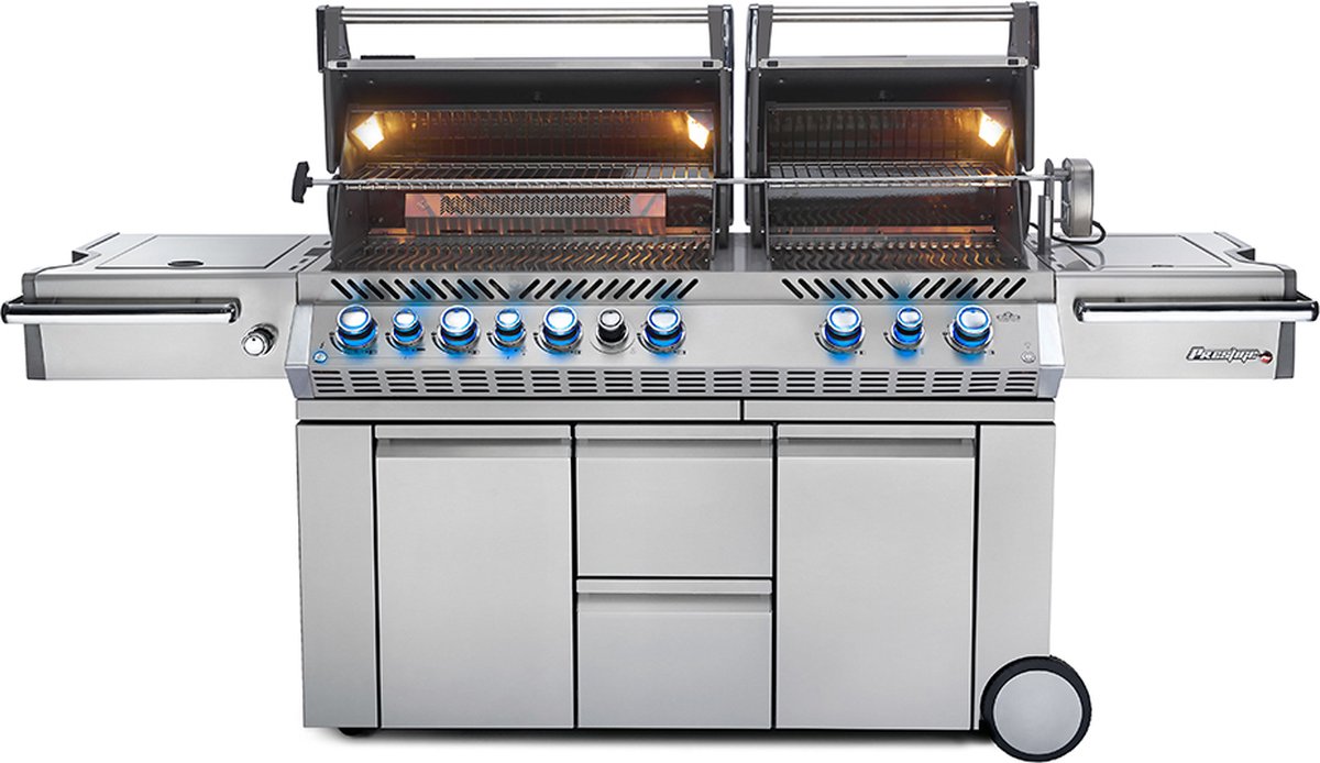 Napoleon Prestige PRO 825 rvs (incl. draaispit)