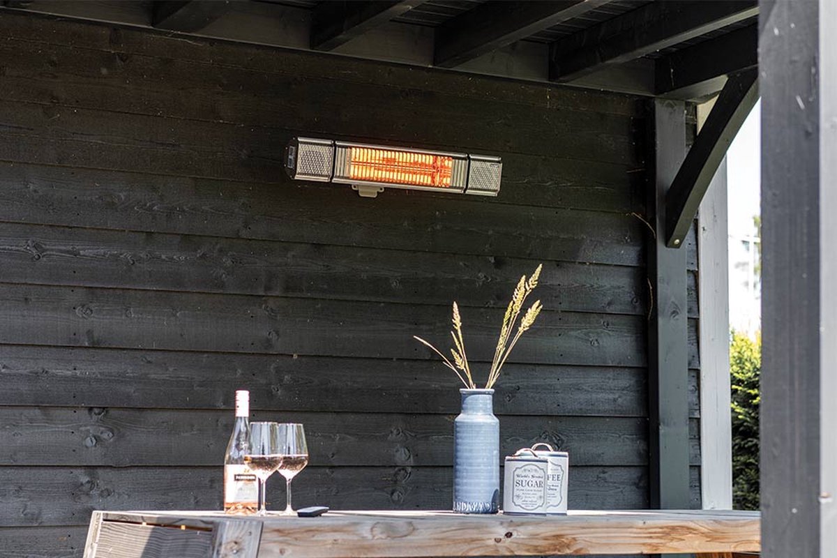 Eurom Heat and Beat - Patio heater with speaker - Grey