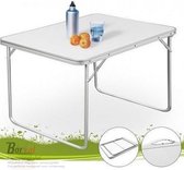 Borvat® - Table de camping pliante - Table de jardin pliante en aluminium - 80 x 60 x 70 cm