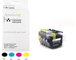 Improducts Improducts® Inkt cartridges - Alternatief Brother LC3219/ LC-3219 / 3219 multi pack ne chip v4